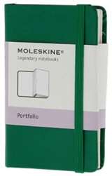 Moleskine Moleskine Portfolio Tascabile Verde 6 tasche a soffietto